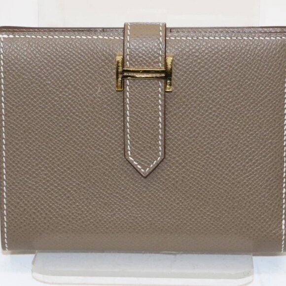 Hermes Wallet Bearn Epsom Wallet - Etoupe - Picture 1 of 16